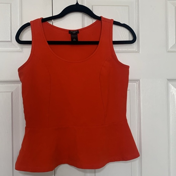 Ann Taylor Bold Orange Tank Top - Picture 2 of 4